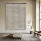 3D-Textured Art | Linear Striped Relief