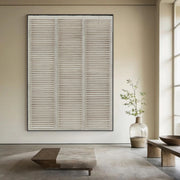 3D-Textured Art | Linear Striped Relief