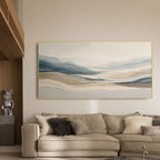 3D-Textured Art | Soft Layered Peaks