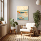 Abstract Art | Muted Horizon Wash