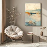 Abstract Art | Muted Horizon Wash