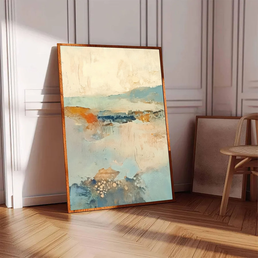 Abstract Art | Muted Horizon Wash