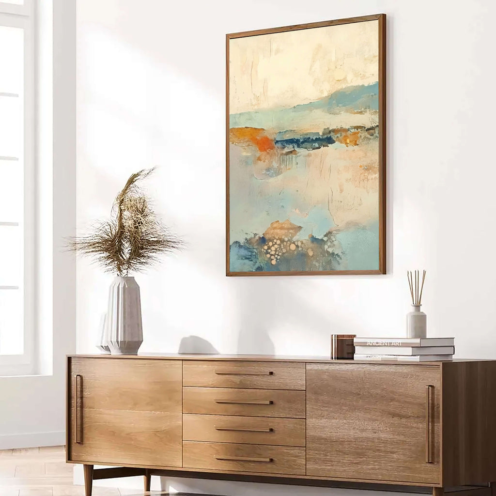 Abstract Art | Muted Horizon Wash