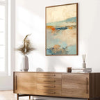Abstract Art | Muted Horizon Wash