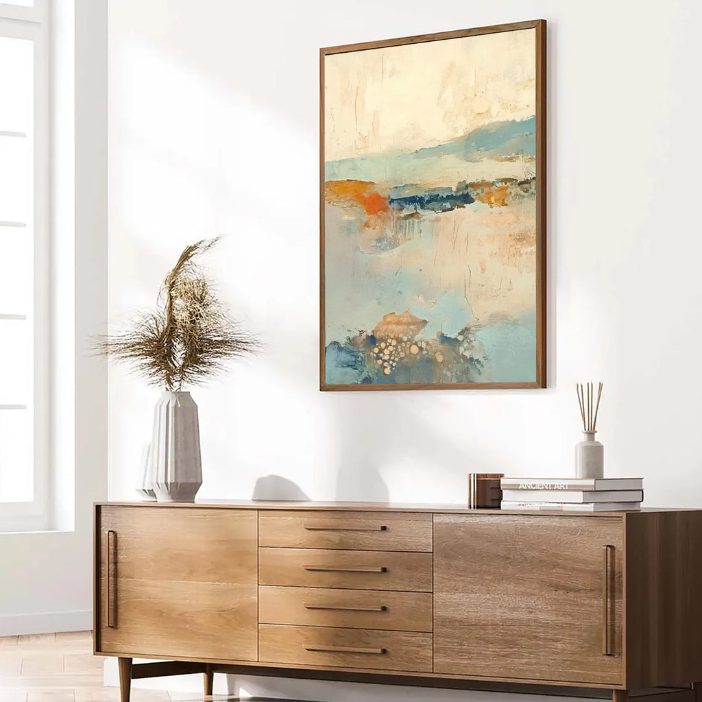 Abstract Art | Muted Horizon Wash