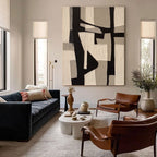 Abstract Art | Neutral Block Flow