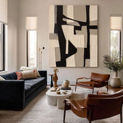 Abstract Art | Neutral Block Flow