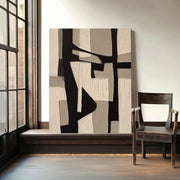 Abstract Art | Neutral Block Flow