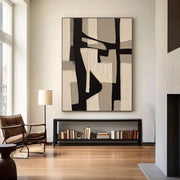 Abstract Art | Neutral Block Flow