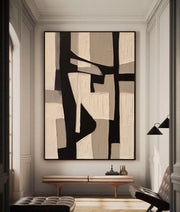 Abstract Art | Neutral Block Flow