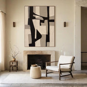 Abstract Art | Neutral Block Flow