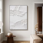 3D-Textured Art | White Layered Peel