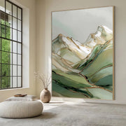 Abstract Art | Gilded Mountain Drift