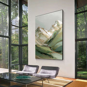Abstract Art | Gilded Mountain Drift