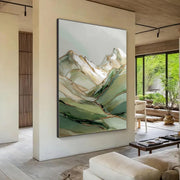 Abstract Art | Gilded Mountain Drift
