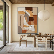 3D-Textured Art | Earthy Curved Forms
