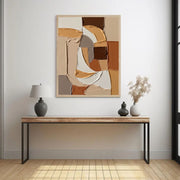 3D-Textured Art | Earthy Curved Forms