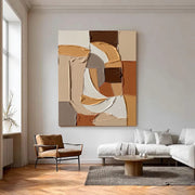 3D-Textured Art | Earthy Curved Forms