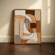 3D-Textured Art | Earthy Curved Forms