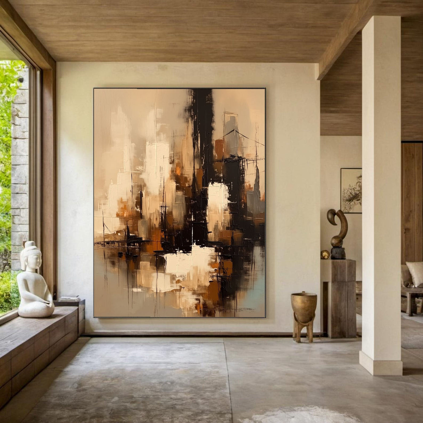 Impressionist Art | Urban Harbor Glow