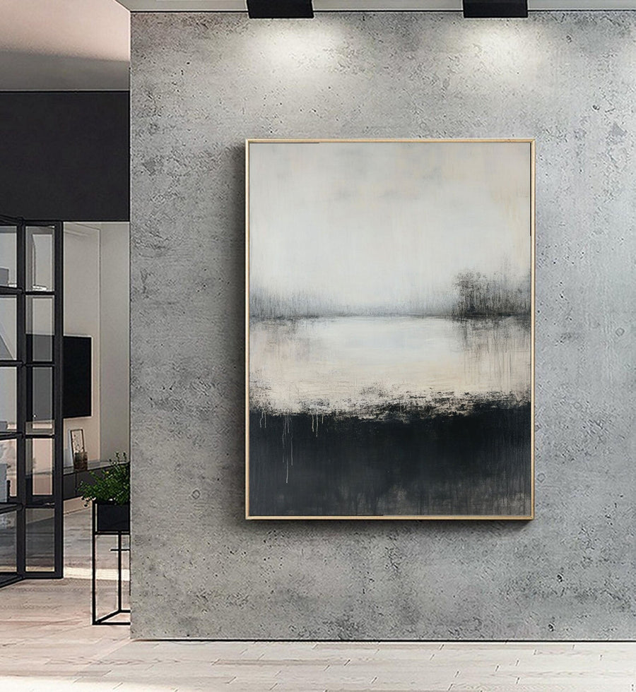 Wabi-Sabi Art | Misty Waterscape Hush