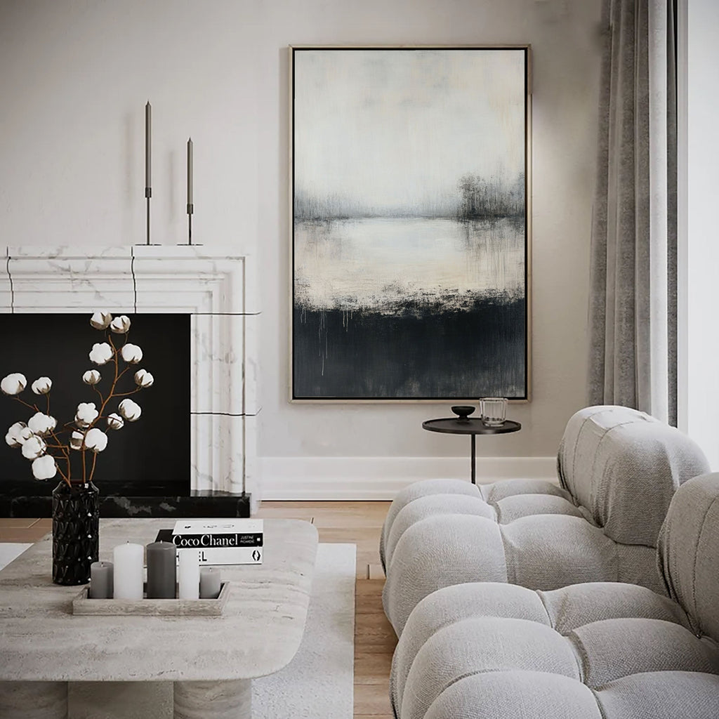 Wabi-Sabi Art | Misty Waterscape Hush