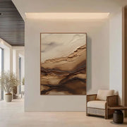 3D-Textured Art | Earthy Strata Flow