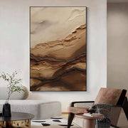 3D-Textured Art | Earthy Strata Flow
