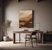 3D-Textured Art | Earthy Strata Flow