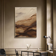 3D-Textured Art | Earthy Strata Flow