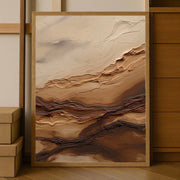 3D-Textured Art | Earthy Strata Flow