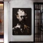 3D-Textured Art | Monochrome Figure Gesture