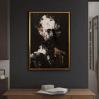 3D-Textured Art | Monochrome Figure Gesture