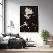 3D-Textured Art | Monochrome Figure Gesture