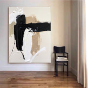 3D-Textured Art | Neutral Brush Flow