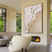 3D-Textured Art | Coastal Foam Relief