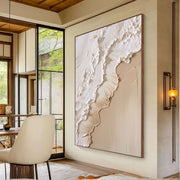 3D-Textured Art | Coastal Foam Relief