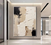 3D-Textured Art | Neutral Plaster Fragment