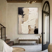 3D-Textured Art | Neutral Plaster Fragment