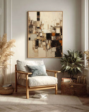 3D-Textured Art | Urban Mosaic Relief