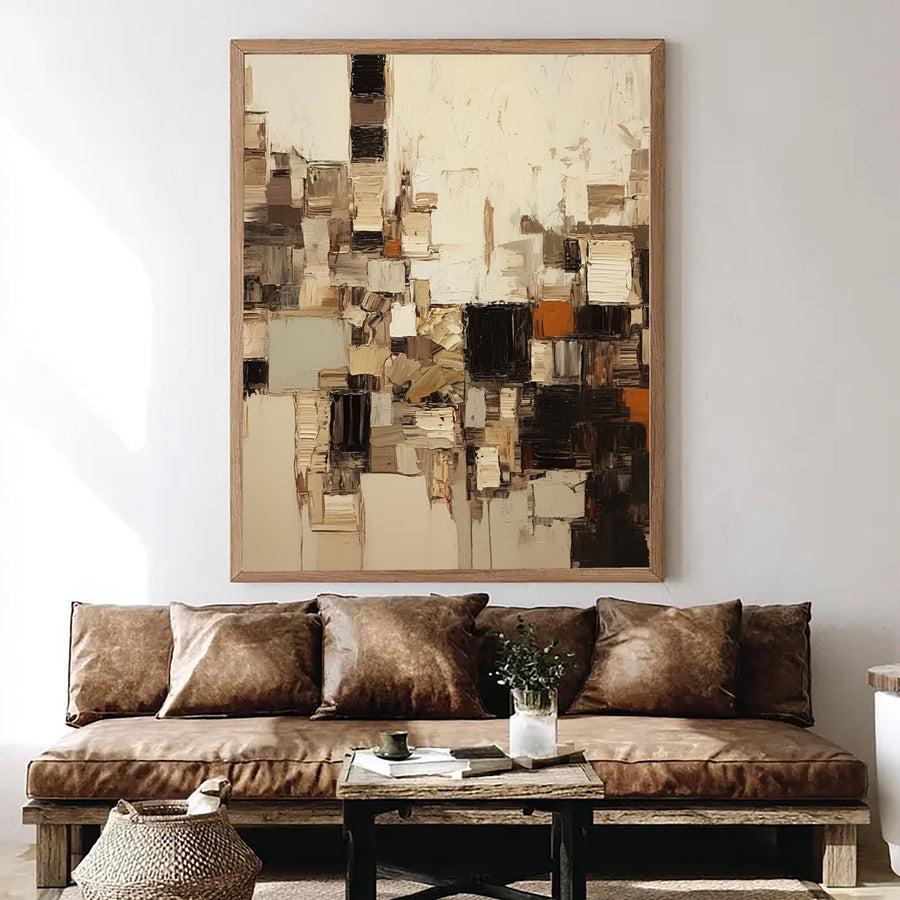 3D-Textured Art | Urban Mosaic Relief