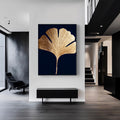 Contemporary Luxe Art | Gilded Ginkgo Leaf