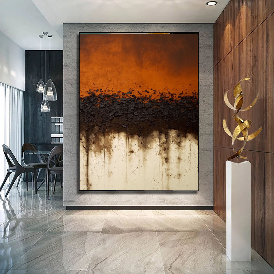 3D-Textured Art | Rustic Earth Horizon