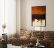 3D-Textured Art | Rustic Earth Horizon