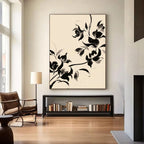 Abstract Art | Elegant Ink Blossoms