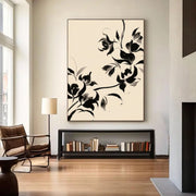 Abstract Art | Elegant Ink Blossoms