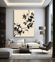 Abstract Art | Elegant Ink Blossoms