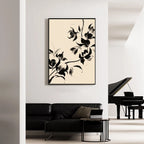 Abstract Art | Elegant Ink Blossoms