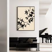 Abstract Art | Elegant Ink Blossoms