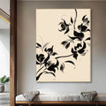 Abstract Art | Elegant Ink Blossoms